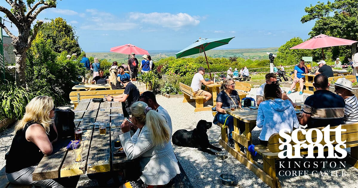 The Scott Arms named as one of the best pub gardens in the UK