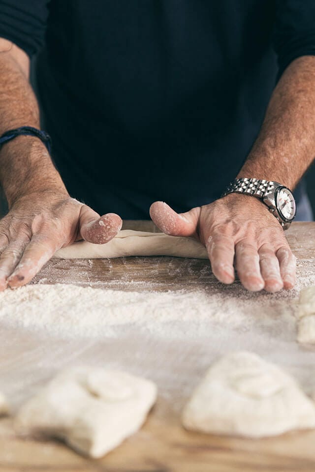 Richard Bertinet Slap & Fold dough technique